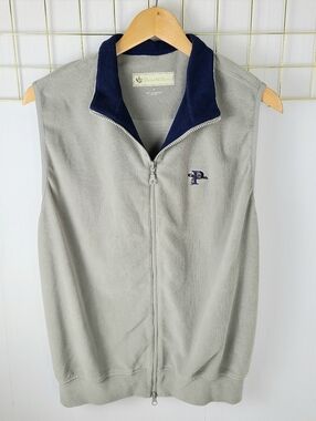 Donald Ross Club House Gray Fleece Golf Vest
